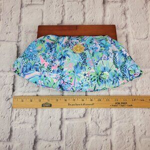 Lilly Pulitzer Bermuda Bag Clutch In Lilly's House Print NWOT “L” on Front Door